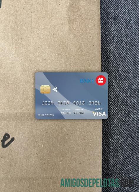 Cartão Visa do Canadá Montreal Bank Photolook Front baixar para verificação